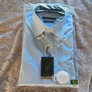 NWT Forsyth of Canada size 15.5 long sleeve non-iron dress shirt